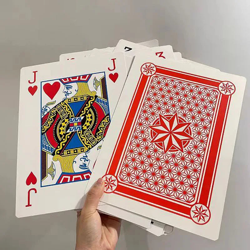 Cartas de Baralho Super Grandes - Jogos com Muita Diversão