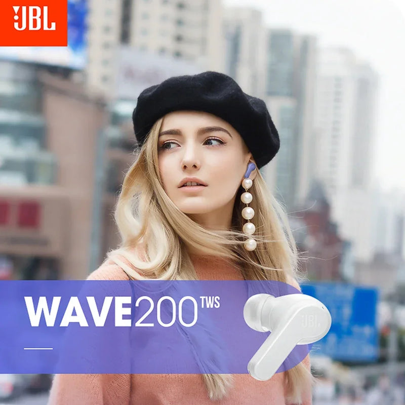 Fone Original JBL Wave 200TWS - Bluetooth 5.0 Sem Fio